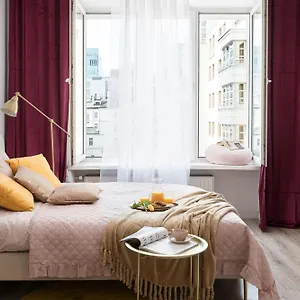 Pink Elephant 2x1br In Historic Tenement House 1 Km From Apartament